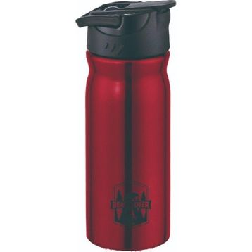 Bear Deer 500 ml Metalik Kırmızı Çelik Termos