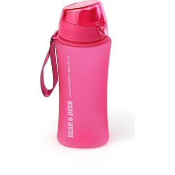 Bear Deer MT0026 480 ml Buzlu Pembe Otomatik Kapak Matara