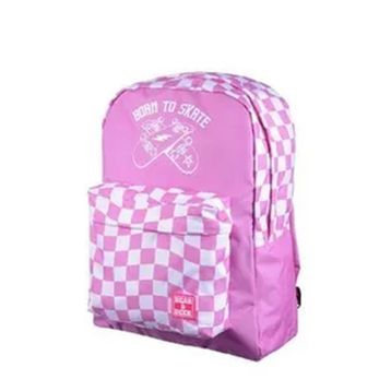 Bear&Deer BD-CN0197 Pembe Damalı Chess Tek Gözlü Sırt Çantası