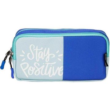 Bear&Deer BD KCS198 Yeşil Mavi Stay Positive Kalem Kutusu