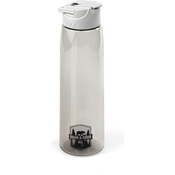 Bear&Deer MT0005 750 ml Tritan Oynar Tutacaklı Gri Şeffaf Plastik Matara