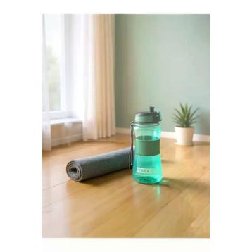Bear&Deer MT0029-04 Şeffaf Açık Yeşil Detoks Filtreli Plastik Matara