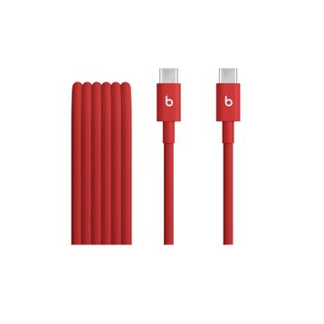 Beats 1.5 m Kırmızı Type-C to Type-C Hızlı Şarj Kablosu