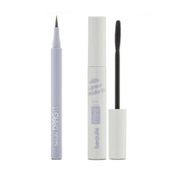 Beaulis Drag It Inkpen Keçe Uçlu Eyeliner + Fake It Maskara