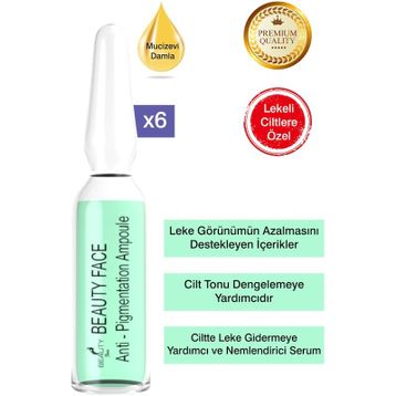 Beauty Face Anti Pigmentation 6x2 ml Leke Karşıtı Ampul