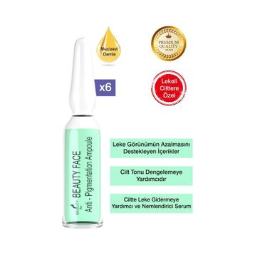 Beauty Face Anti Pigmentation 6x2 ml Leke Karşıtı Ampul