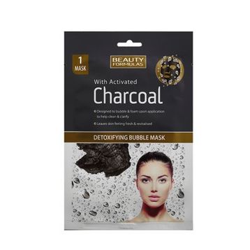 Beauty Formulas Bubble Kömürlü 1 Adet Maske