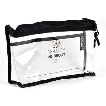 Beauty Inside Out Cepli Şeffaf Makyaj Çantası