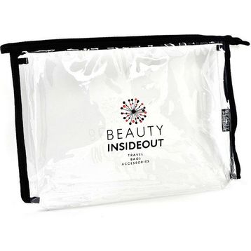 Beauty Inside Out Şeffaf Büyük Boy Güzellik ve Makyaj Çantası