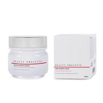 Beauty Omelette Kuru Ve Hassas Ciltler Için Beyaz 50 gr Nemlendirici Yüz Kremi