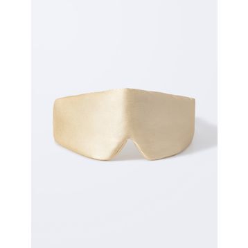 Beauty Pillow Bej İpek Uyku Maskesi Göz Bandı