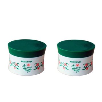 Bebak 2x70 ml Acı Badem Kremi Kavanoz