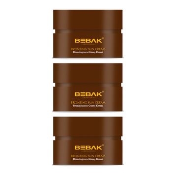 Bebak 3x100 ml Kakao Güneş Kremi