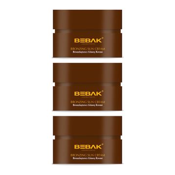 Bebak 3x100 ml Kakao Güneş Kremi
