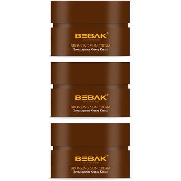 Bebak 3x100 ml Kakao Güneş Kremi