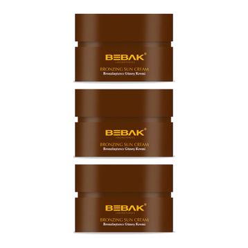 Bebak 3x100 ml Kakao Güneş Kremi