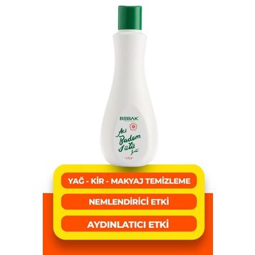 Bebak Acı Badem 215 ml Makyaj Temizleme Sütü