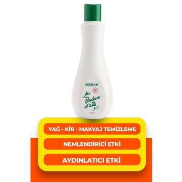 Bebak Acı Badem 215 ml Makyaj Temizleme Sütü