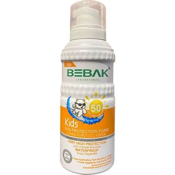 Bebak SPF50+ 150 ml Yüksek Korumalı Bebek Güneş Köpüğü