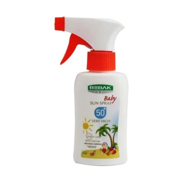 Bebak SPF50 175 ml Bebekler için Güneş Losyonu