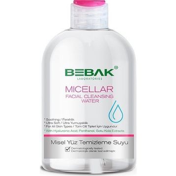 Bebak400 ml Misel Yüz Temizleme Suyu