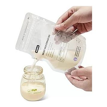 Bebebao 200 ml 10 Adet Anne Sütü Saklama Poşeti