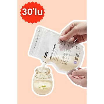 Bebebao 200 ml 30 Adet Anne Sütü Saklama Poşeti