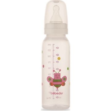 Bebedor 24302 Pembe 250 ml Desenli PP Biberon