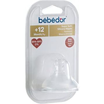 Bebedor 333 Şeffaf Biberon Emziği