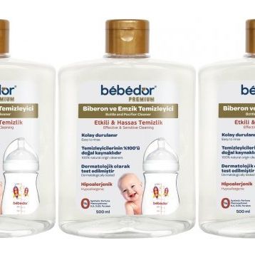 Bebedor 3x500 ml Emzik ve Biberon Temizleyici