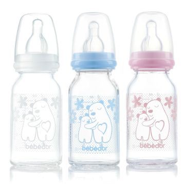 Bebedor 40302 Isıya Dirençli 125 ml Cam Biberon