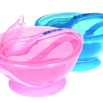 Bebedor 8557 Vakumlu Tabak ve Kaşık Set