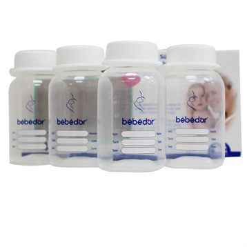 Bebedor 8679 4'lü Süt Saklama Kabı