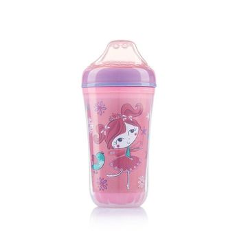 Bebedor B-8509 Pembe Yalıtımlı Akıtmayan Yumuşak Uçlu Alıştırma Bardağı