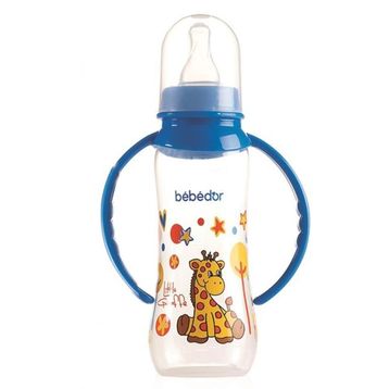 Bebedor Desenli Ergonomik Kulplu 250 ml Biberon
