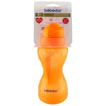 Bebedor Fosforlu Turuncu Sportif Pipetli Bardak