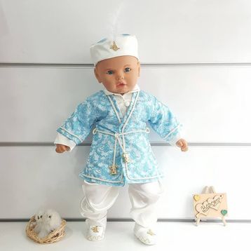 Bebegen Mavi Yeni Şehzade Bebek Mevlüt Takımı