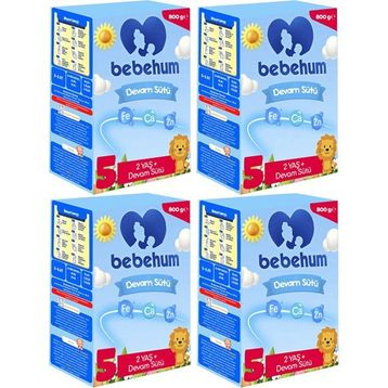 Bebehum No:5 4x800 gr Devam Sütü