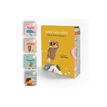 Bebek Üniversitesi 2 Hikayeli İlk Kavramlarım Set Sincap Kitap