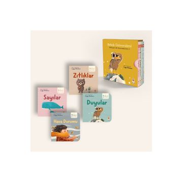 Bebek Üniversitesi 2 Hikayeli İlk Kavramlarım Set Sincap Kitap