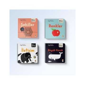 Bebek Üniversitesi Hikayeli İlk Kavramlarım 4 Kitap Set - Sincap Kitap Yayınları