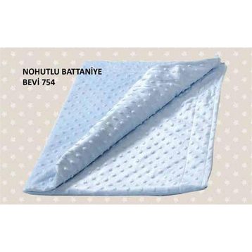 Bebekevi Nohutlu Mavi Bebek Battaniyesi
