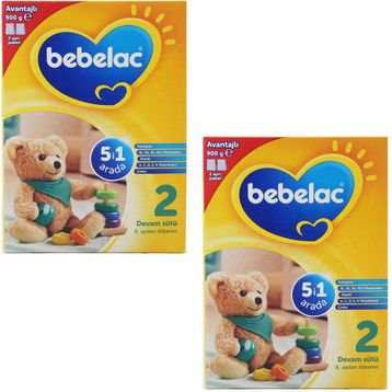 Bebelac 2 Numara 2x900 gr Devam Sütü