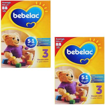 Bebelac 3 9+ Ay 2x900 gr Çoklu Paket Devam Sütü