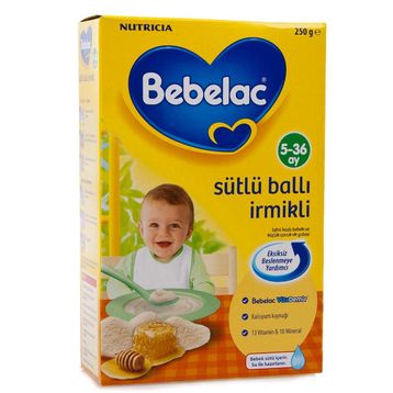 Bebelac 5-36 Ay 250 gr Sütlü Ballı İrmikli Maması