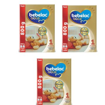 Bebelac Gold 1 3 x 800 gr Bebek Sütü