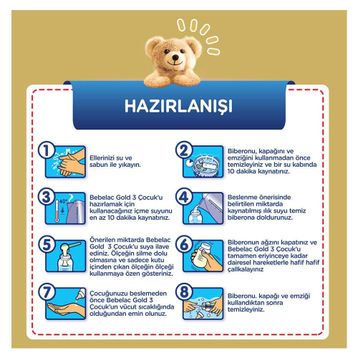 Bebelac Gold 3 1+ 900 gr Bebek Devam Sütü