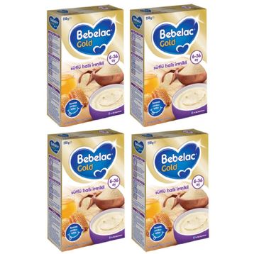 Bebelac Gold 4x250 gr Sütlü Ballı İrmikli Bebek Maması