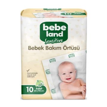 Bebeland 10 Adet Bebek Bakım Örtüsü