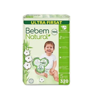Bebem Natural No:5 Junior 320 Adet Bebek Bezi